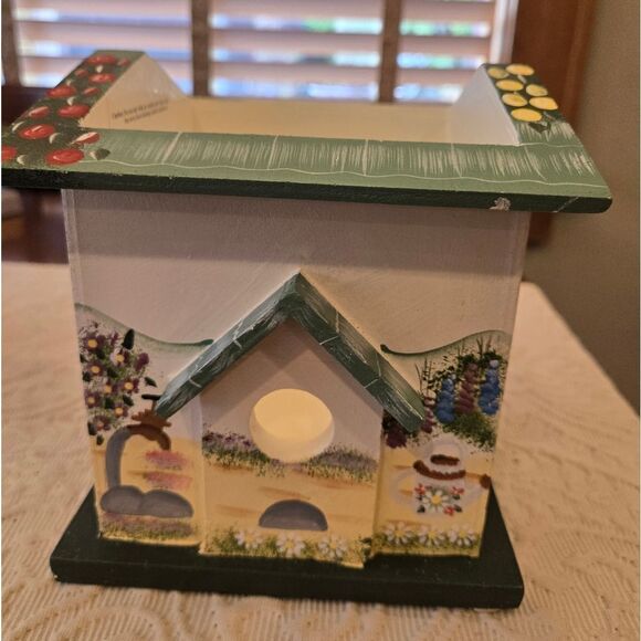 Handpainted Candle Box for Yankee Candle Kathy Hatch Collection NWT - Picture 2 of 13